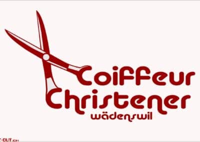 Logo Design mit Corporate Design für das Coiffeur Geschaeft Christener