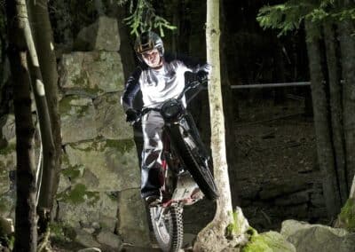 Die SSBS Crew am Trial Fahren in Frankreich