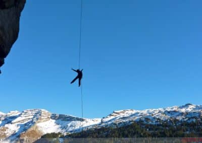 Klettern am Cheselenflue im Melchtal Melchsee-Frutt