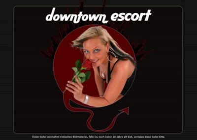 Homepage für den gehobenen Escort Service im Raum Zürich.