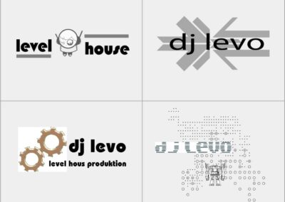 Logo Entwürfe für den DJ levo