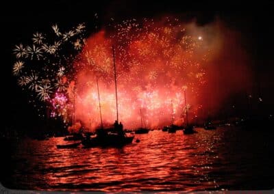 Feuerwerk vom Zürichfest 2004
