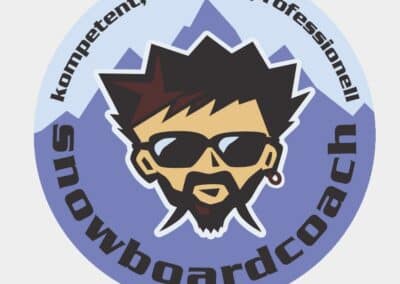 Altes Logo der Snowboardschule "snowboardcoach"