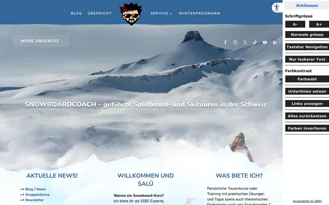 schneesportschule webseite
